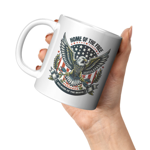 Home Of The Free Because Of The Brave Coffee Mug