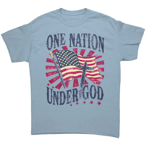 One Nation Under God Patriotic Tee Shirt