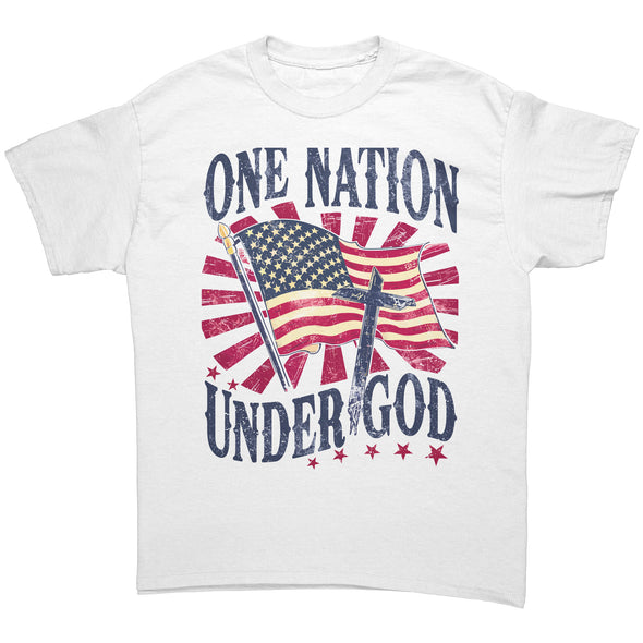One Nation Under God Patriotic Tee Shirt